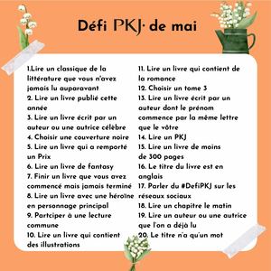 Défi Pkj De Mai