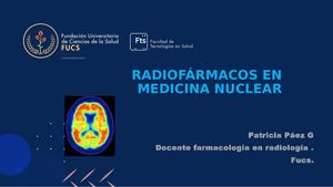 Radiofarmacos Y Otros Farmacos