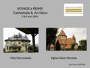 Villa Demoiselle & St Nicaise à Reims