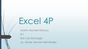 Excel 4p