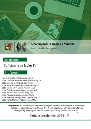 Compendio Unit 2 IV 2024 S1