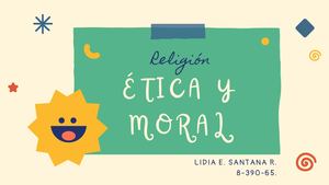 Religión, ética y moral