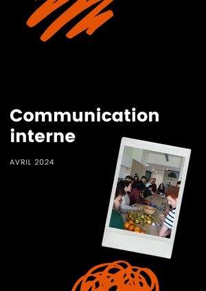 Communication Interne Avril 2024