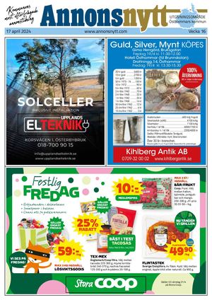 Annonsnytt V16 2024