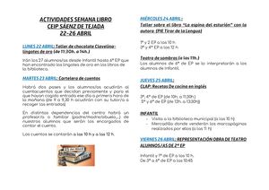 Díptico Semana Libro