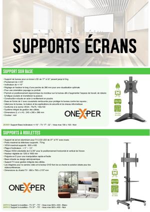 Catalogue Support Ecran Neutre