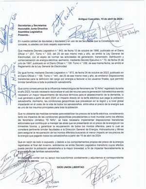 Dispooiciones de los precios de Electricidad 2024