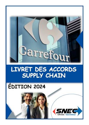 Livret des Accords - Supply