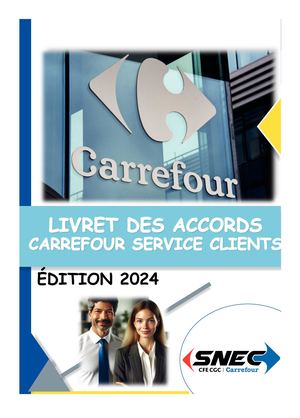 Livret des Accords - CSC