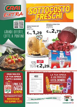 Volantino Crai Ama Superstore dal 18 aprile al 1° maggio