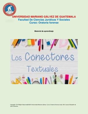 Material De Aprendizaje Semana 9 Conectores