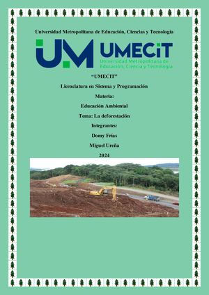 Deforestación en Panama