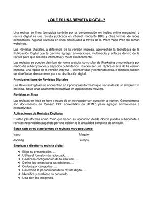 Que Es Una Revista Digital16042024