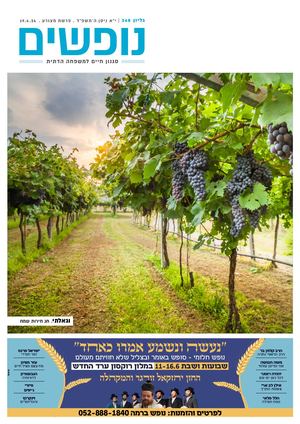 נופים&נופשים גיליון מס׳ 368 | י״א ניסן  ה׳תשפ״ד | פרשת מצורע | 19.4.24