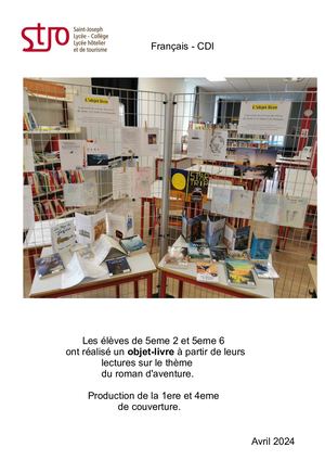Objet Livre 5eme 2024