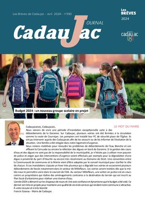 Les Brèves de Cadaujac - avril 2024