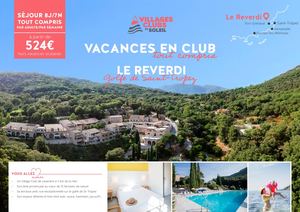 Affiche AGV Le Reverdi - Villages Clubs du Soleil