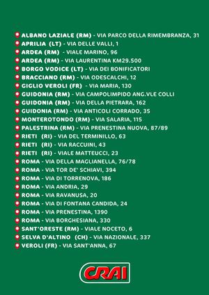 CRAI Tirreno - Punti Vendita Rete e Extra