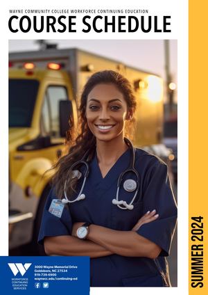 WCC Workforce Continuing Education Course Schedule - Summer 2024
