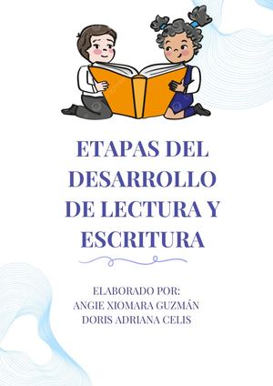 Etapas del desarrollo de la lectura y la escritura