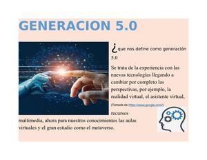 Generacion 5 0 Poster