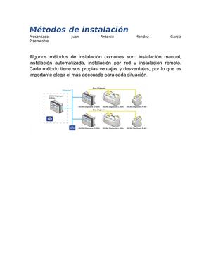 Métodos De Instalación Mendez Garcia Juan Antonio