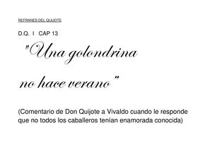 Refranes Del Quijote