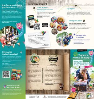 Flyer-carte Trésors de Haute Bretagne 2024