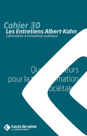 Cahier n°30 : Quelles valeurs pour la transformation sociétale ?