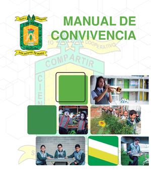Manual De Convivencia Colegio Cooperativo San Antonio De Prado 2024