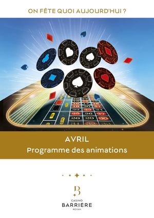 Programme du mois d'avril