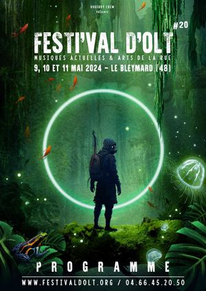 PROGRAMME FESTI'VAL D'OLT #20 • The Lost World Of Olt • 9, 10 & 11 mai 2024