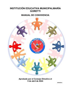 Manual de Convivencia IEM María Goretti 2024