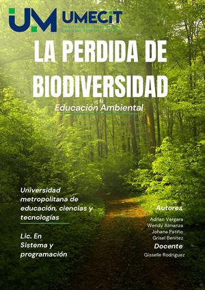 La Perdida De La Biodiversidad (2)