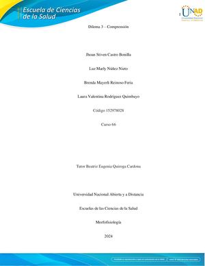 Caso Clínico Morfofisiología