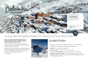Fiche Groupes Les Deux Alpes Les Crêtes hiver