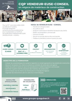 Fiche Cqp Vendeur Conseil 2023