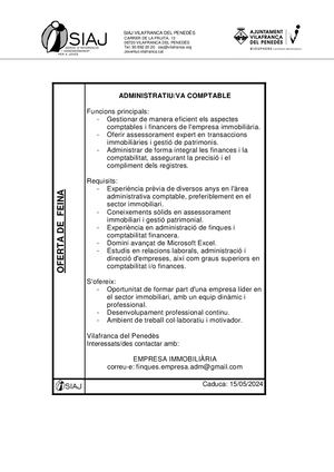 Ofertes De Feina 09 04