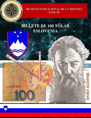 Billete De 100 Tólar De Eslovenia Museo Internacional De La Moneda