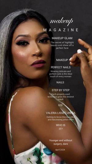 Dark Elegant Minimalist Makeup Price List Instagram Story