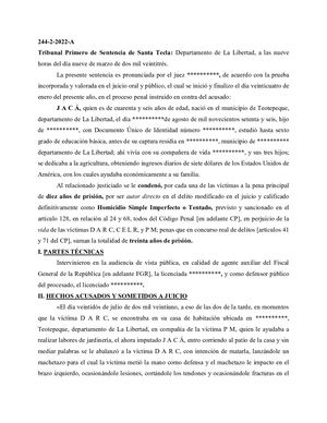 Hombre trans penado a 30 años cárcel por intentar matar a 2 mujeres y 1 anciano