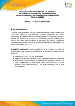 Anexo 1 ÄRbol De Problemas Mariam Capera