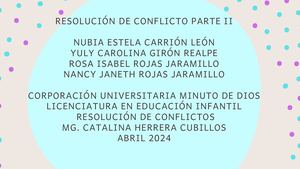 Herramientas y Alternativas Para Enfrentar el Conflicto.