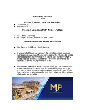 Instituciones Del Estado