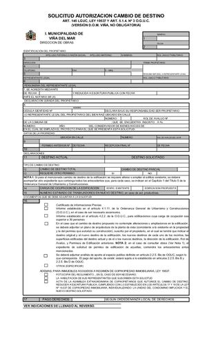 10 Solicitud De Autorizacion De Cambio De Destino