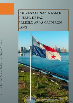 Revista Convenio Linares Baker, Arreglo Arias Calderon Lang