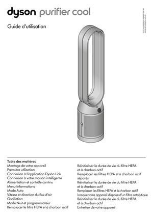 Mode Emploi Dyson Purifier