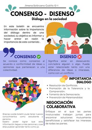 Consenso y disenso