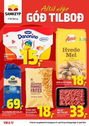 Samkeyp tilboðsblað vika 17 2024