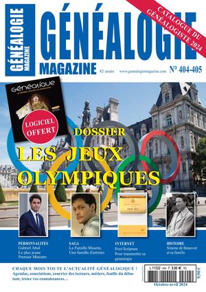 Généalogie Magazine N° 404 405